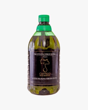 Comprar aceite de oliva virgen extra variedad arbequina Castillo de la Baronía en garrafa PET oscura de 2 litros