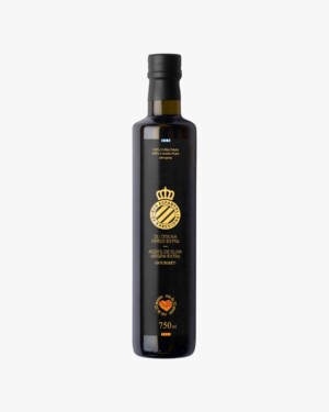 Comprar 500 ml Aceite De Oliva Virgen Extra 100% Arbequina RCD Espanyol - Botella De Cristal | Escornalbou Gourmet