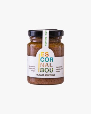 Comprar Olivada arbequina Escornalbou Gourmet bote cristal 90 gramos