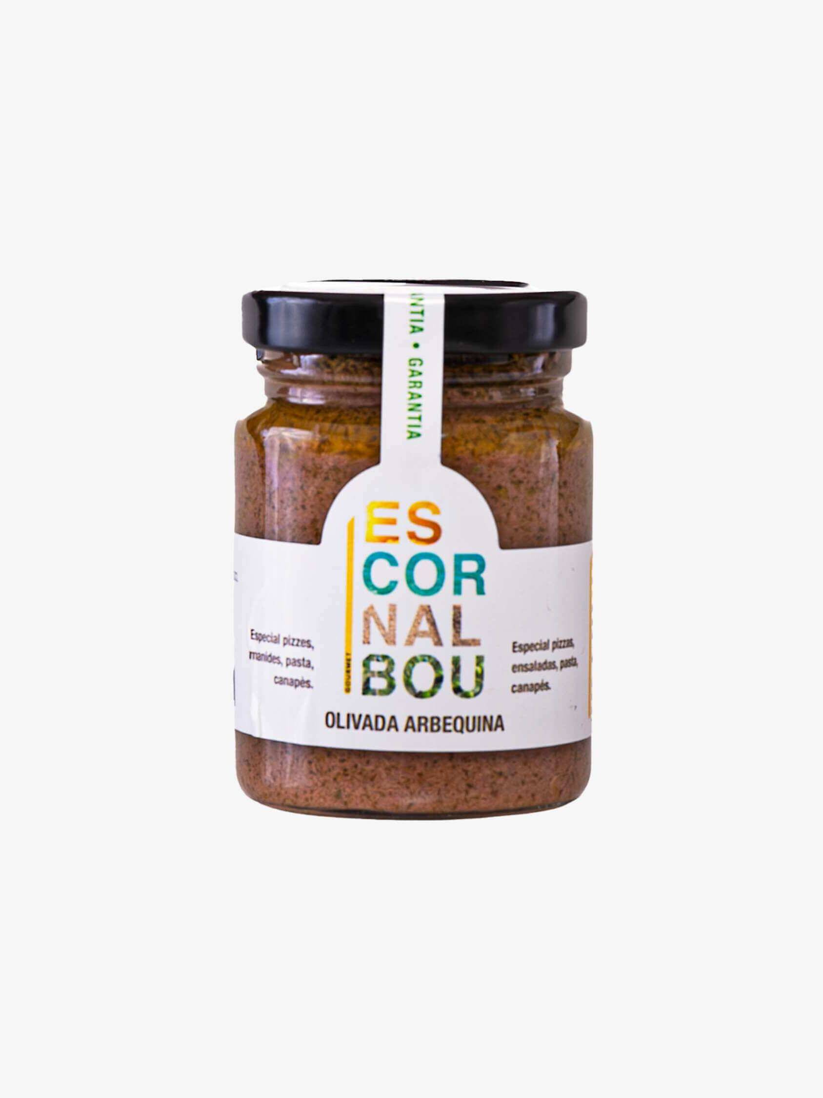 Buy Olive Arbequina Escornalbou Gourmet glass jar 90 grams