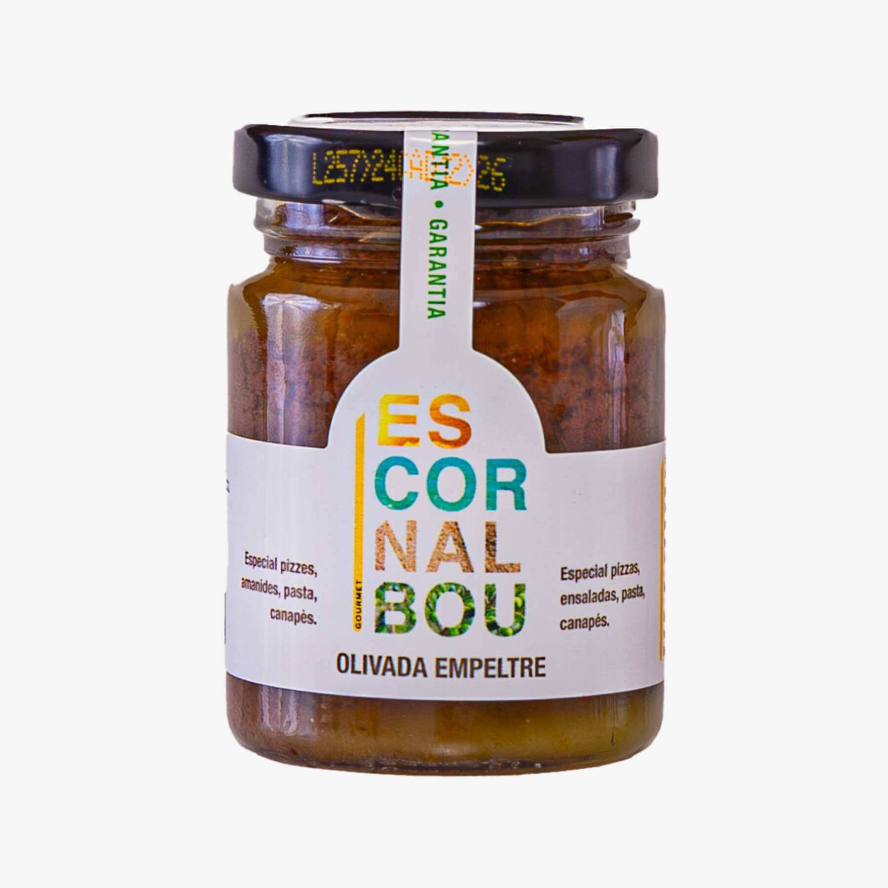 Olivada empeltre Escornalbou Gourmet glass jar 90 grams